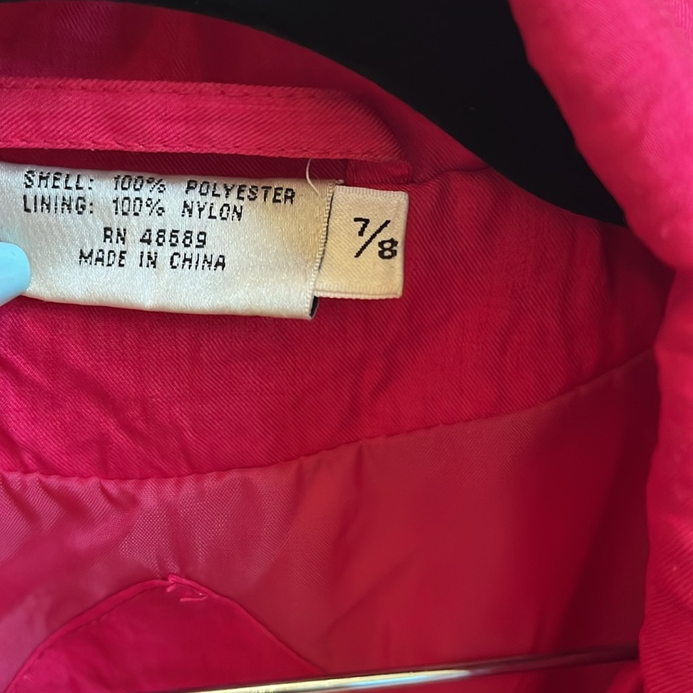 British Mist vintage trench coat size 7/8 - Picture 6 of 16